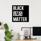 Black Lives Matter Poster (Thuiskantoor)