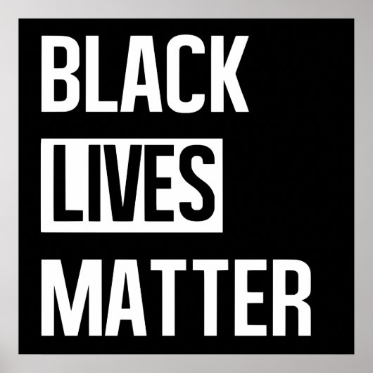 Black Lives Matter Poster (Voorkant)