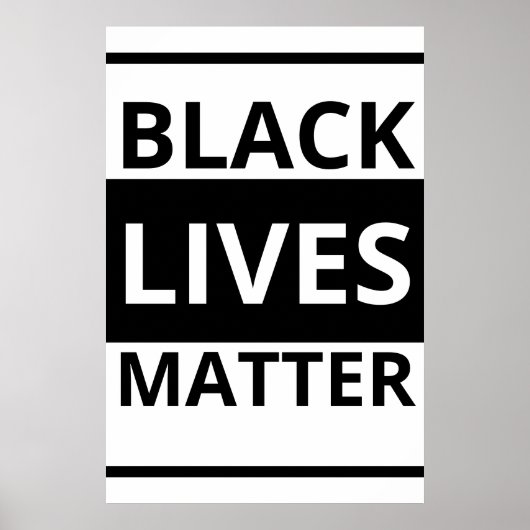 Black Lives Matter Poster (Voorkant)