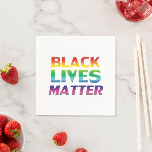 "Black Lives Matter" pride lgbtq lgbt witboek Servet