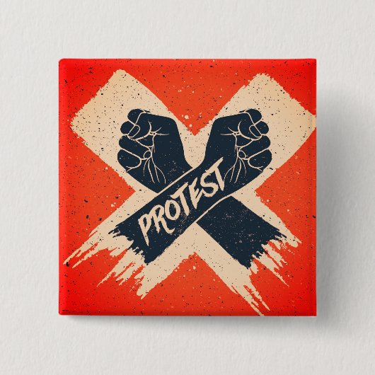 Black Lives Matter Protest Button (Voorkant)