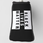 Black Lives Matter Putter Golfhoofdhoes Golfheadcover (Draai 90)