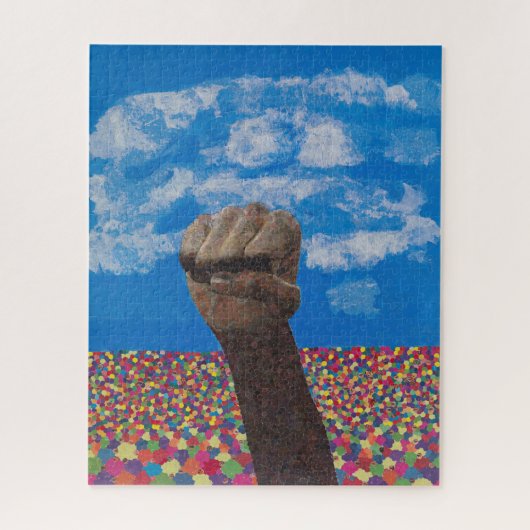 Black Lives Matter puzzel (Verticaal)