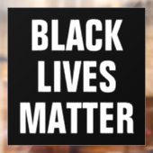 Black Lives Matter Raamsticker (Vel 2)