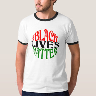 Black Lives Matter Retro stijlontwerp. T-shirt