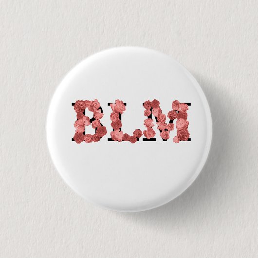 Black Lives Matter Ronde Button 3,2 Cm (Voorkant)