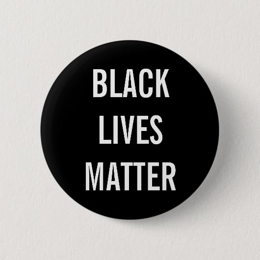 Black Lives Matter Ronde Button 5,7 Cm (Voorkant)