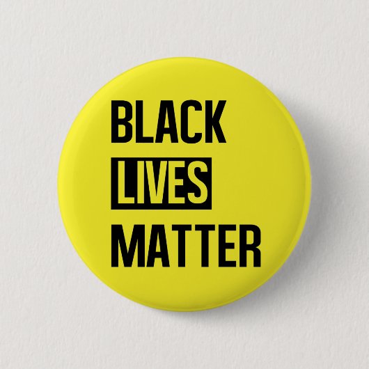 Black Lives Matter Ronde Button 5,7 Cm (Voorkant)