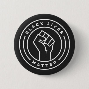 Black Lives Matter Ronde Button 5,7 Cm