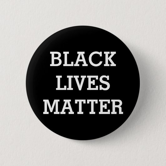 Black Lives Matter Ronde Button 5,7 Cm (Voorkant)