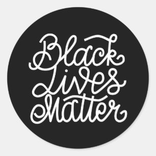 Black Lives Matter Ronde Sticker