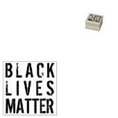 Black Lives Matter Rubber Stamp Rubberstempel (Gestempeld)