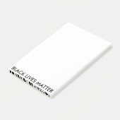 Black Lives Matter schrijft Post-it® Notes (Schuin)