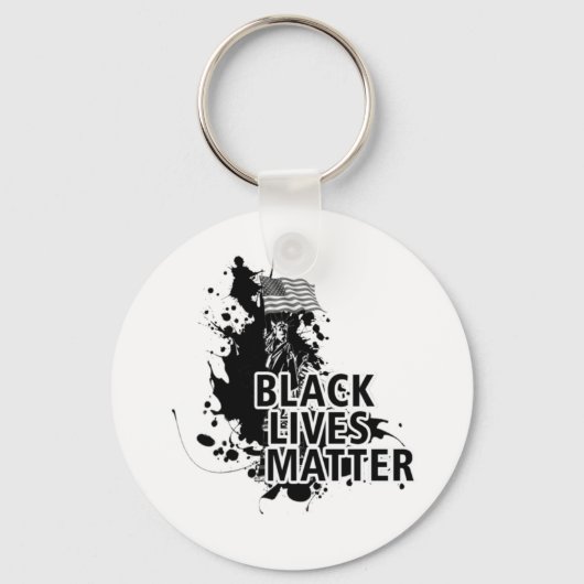 Black Lives Matter Sleutelhanger (Voorkant)