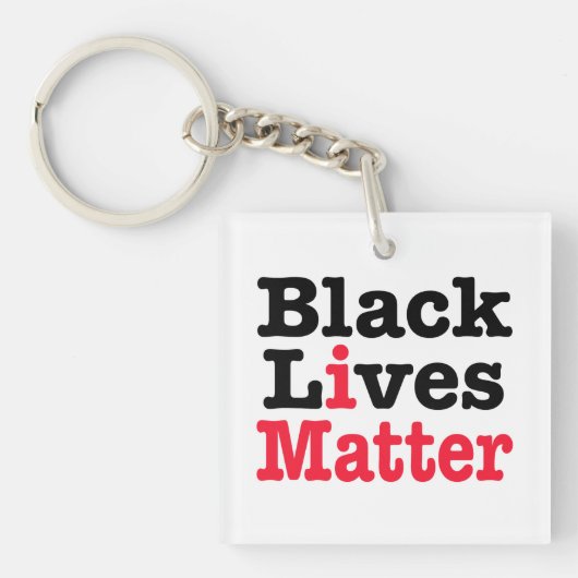 Black Lives Matter Sleutelhanger (Voorkant)
