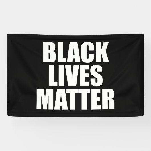 Black Lives Matter Spandoek (Horizontaal)