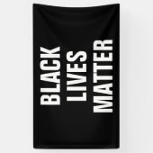 Black Lives Matter Spandoek (Verticaal)