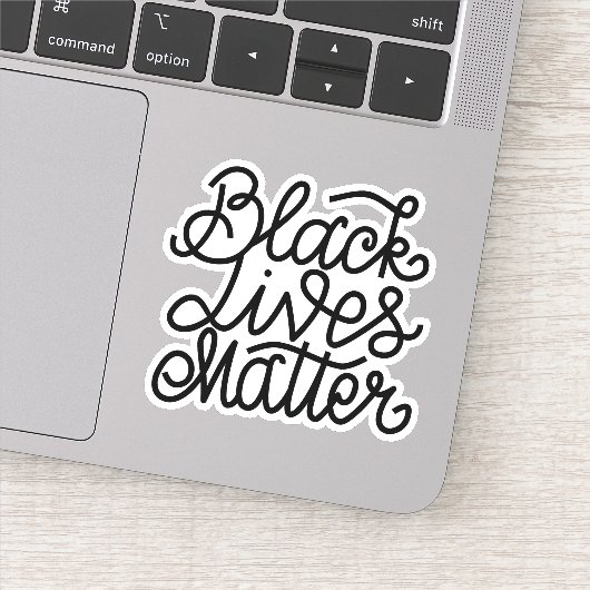 Black Lives Matter Sticker (Detail)