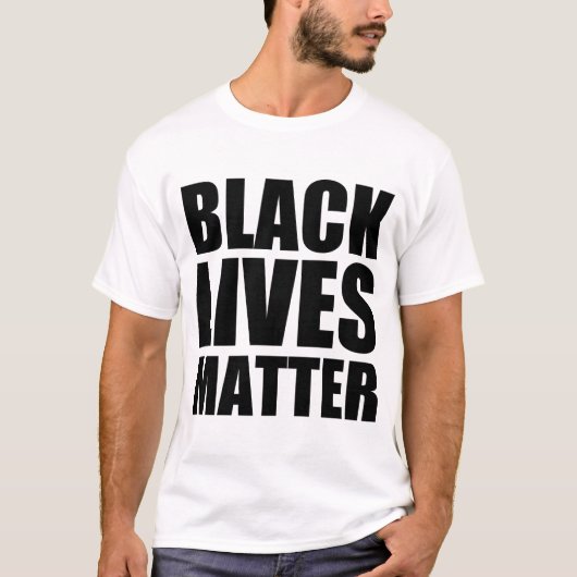 Black Lives Matter T-shirt (Voorkant)