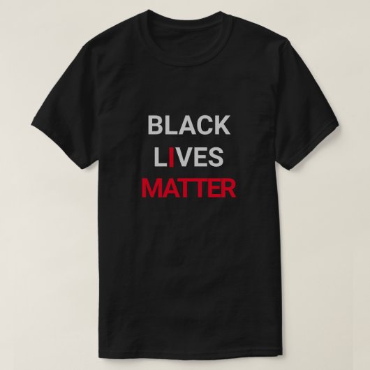 Black Lives Matter T-Shirt (Design voorkant)