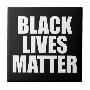 Black Lives Matter Tegeltje