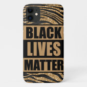 Black Lives Matter Tiger Stripe iPhone / coque ipa (Dos)
