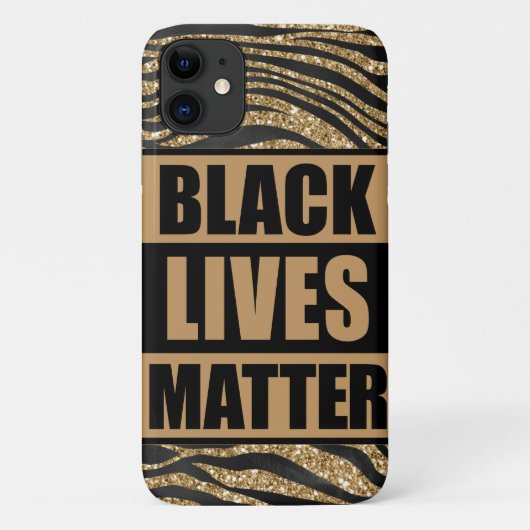 Black Lives Matter Tiger Stripe iPhone / coque ipa (Dos)