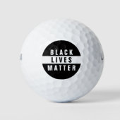Black Lives Matter Two-Tone Golfballen (Voorkant)