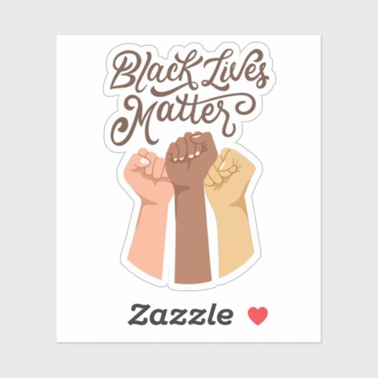 Black Lives Matter - Unity Sticker (Vel)