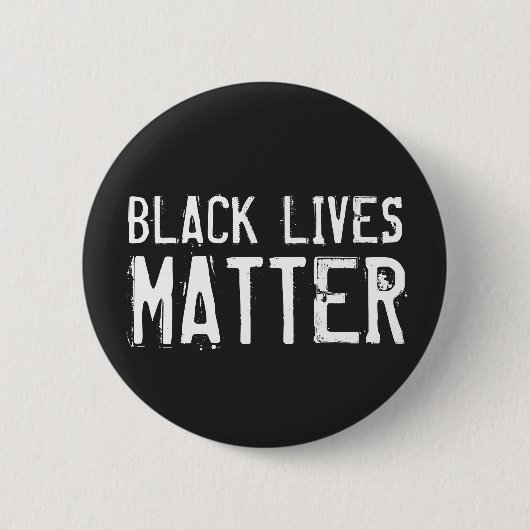 Black Lives Matter - Verpletterd Ronde Button 5,7 Cm (Voorkant)