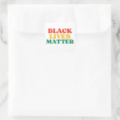 Black Lives Matter Vierkante Sticker (Tas)