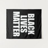 Black Lives Matter Wandkleed (Voorkant (horizontaal))