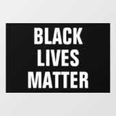 Black Lives Matter Window Cling Raamsticker (Vel)