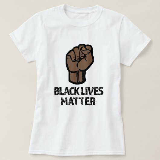 Black Lives Matter Womens shirt (Design voorkant)