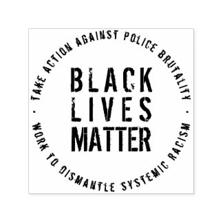 Black Lives Matter Zelfinktstempel Zelfinktende Stempel