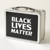 Black Lives Matter zwarte witte moderne typografie (Achterkant)