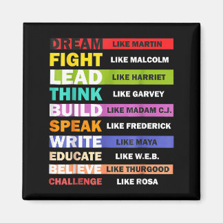 Black Lives S Zwarte Leiders Black History Month  Magneet