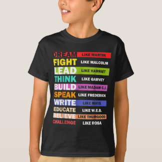 Black Lives S Zwarte Leiders Black History Month  T-shirt