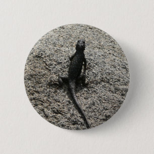 Black Lizard Ronde Button 5,7 Cm