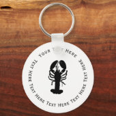 Black Lobster Sleutelhanger (Voorkant)