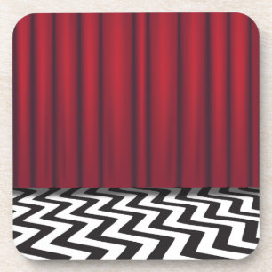 Black Lodge Red Room Drankjes Onderzetter