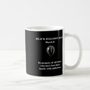 Black Loon Day Overdose Awareness-toevoeging aan S Koffiemok