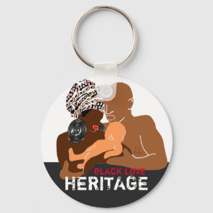 Black Love Black Sleutelhanger