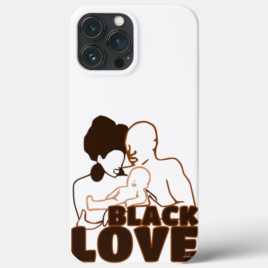 Black Love Brown Case-Mate iPhone Case (Achterkant)