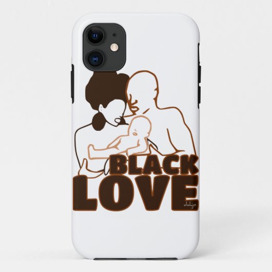Black Love Brown Case-Mate iPhone Case (Achterkant)