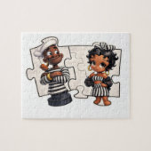 Black Love Street Crown Design Legpuzzel (Horizontaal)