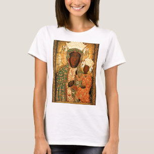 Black Madonna en Child Our Lady of Czestochowa T-shirt