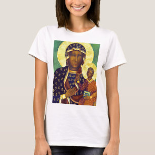 Black Madonna Icon Polen T-shirt
