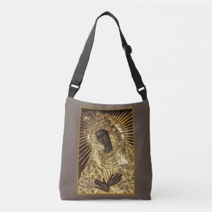 BLACK MADONNA in Gold riza Crossbody Bag Crossbody Tas
