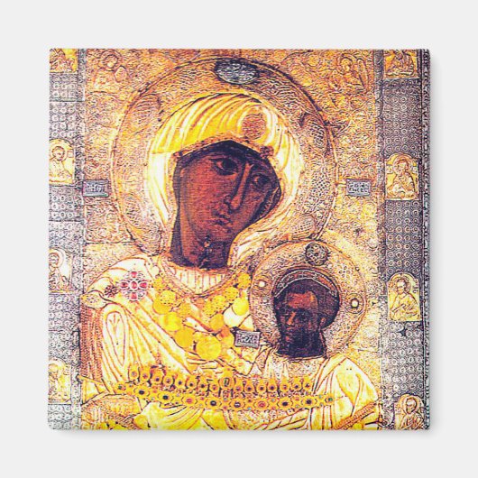 Black Madonna Magneet (Voorkant)